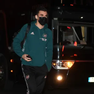 Arsenal vs Leeds United: Dani Ceballos Arrives at Emirates Stadium, Premier League 2020-21 Arsenal vs Leeds United: Dani Ceballos Arrives at Emirates Stadium, Premier League 2020-21