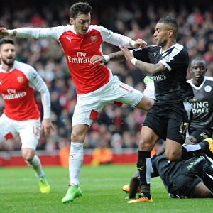 Arsenal vs Leicester City: A Battle between Ozil and Simpson (February 14, 2016)