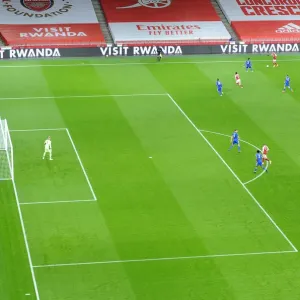 Arsenal vs Leicester City: Empty Emirates Stadium (2020-21)