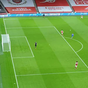 Arsenal vs Leicester City: Empty Emirates Stadium in COVID-19 Premier League (2020-21)