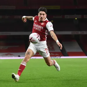 Arsenal vs Leicester City: Hector Bellerin at Empty Emirates Stadium, Premier League 2020-21