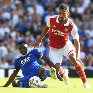 Arsenal vs Leicester City: Saliba vs Daka - Premier League Clash at Emirates Stadium (2022-23) Arsenal vs Leicester City: Saliba vs Daka - Premier League Clash at Emirates Stadium (2022-23)