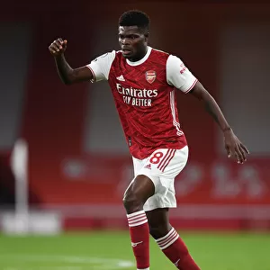 Arsenal vs Leicester City: Thomas Partey in Action at Empty Emirates Stadium, Premier League 2020-21
