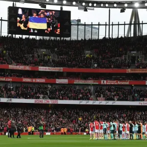 Arsenal vs. Leicester: United in Support of Ukraine - Premier League 2021-22 Arsenal vs. Leicester: United in Support of Ukraine - Premier League 2021-22