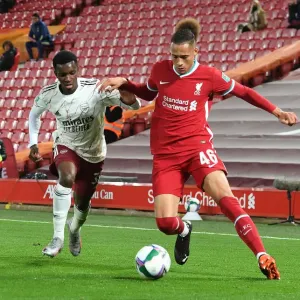 Arsenal vs. Liverpool: Empty Anfield Showdown in Carabao Cup (2020-21)
