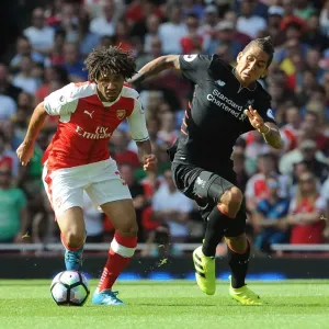 Arsenal vs. Liverpool Showdown: Elneny vs. Firmino, 2016-17 Premier League Clash at Emirates Stadium
