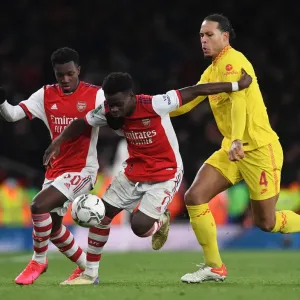 Arsenal vs. Liverpool Showdown: Nketiah, Saka Battle it Out Against Van Dijk in Carabao Cup Semi-Finals Arsenal vs. Liverpool Showdown: Nketiah, Saka Battle it Out Against Van Dijk in Carabao Cup Semi-Finals