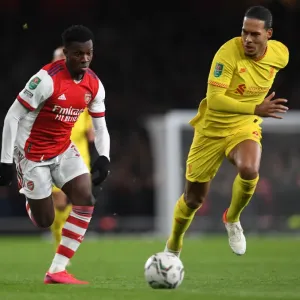 Arsenal vs. Liverpool Showdown: Nketiah vs. Van Dijk - The Carabao Cup Semi-Final Battle Arsenal vs. Liverpool Showdown: Nketiah vs. Van Dijk - The Carabao Cup Semi-Final Battle