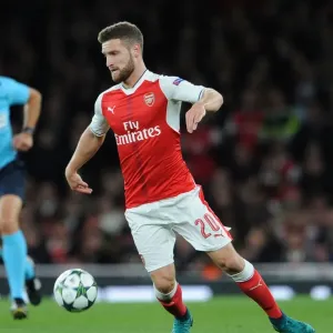 Arsenal vs Ludogorets: Mustafi in Action at Emirates Stadium, UEFA Champions League 2016-17 Arsenal vs Ludogorets: Mustafi in Action at Emirates Stadium, UEFA Champions League 2016-17