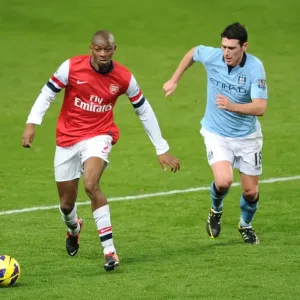 Arsenal vs Manchester City: Abou Diaby vs Gareth Barry Clash in the Premier League Arsenal vs Manchester City: Abou Diaby vs Gareth Barry Clash in the Premier League