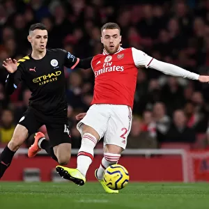Arsenal vs Manchester City: Clash at Emirates Stadium - Calum Chambers vs Phil Foden