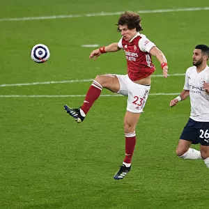 Arsenal vs Manchester City: David Luiz Fends Off Mahrez Amid Empty Emirates Stadium (Premier League 2020-21)