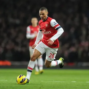 Arsenal vs Manchester City: Kieran Gibbs in Action, Premier League 2012-13 Arsenal vs Manchester City: Kieran Gibbs in Action, Premier League 2012-13
