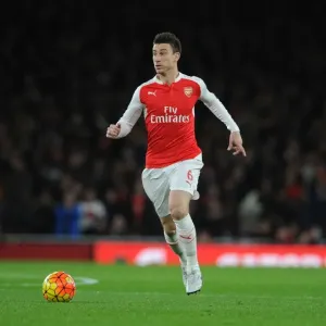 Arsenal vs Manchester City: Koscielny in Action at the Emirates Stadium (2015-16) Arsenal vs Manchester City: Koscielny in Action at the Emirates Stadium (2015-16)