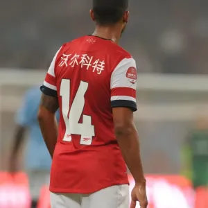 Arsenal vs Manchester City: Theo Walcott at the Bird's Nest Stadium (2012-13 Pre-Season) Arsenal vs Manchester City: Theo Walcott at the Bird's Nest Stadium (2012-13 Pre-Season)