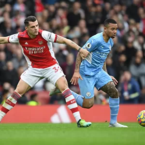 Arsenal vs Manchester City: Xhaka vs Jesus Clash in Premier League Showdown