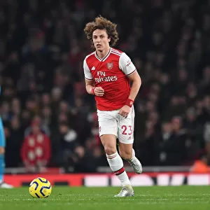 Arsenal vs Manchester United: David Luiz in Action at the Emirates Stadium (Premier League 2019-20)