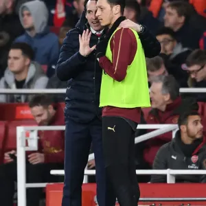 Arsenal vs Manchester United: Emery Coaches Ozil in FA Cup Clash Arsenal vs Manchester United: Emery Coaches Ozil in FA Cup Clash