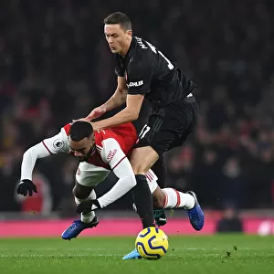 Arsenal vs Manchester United: Lacazette Fouls by Matic in Intense Premier League Clash (2019-20)