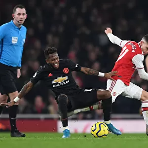 Arsenal vs Manchester United: Torreira vs Fred - Intense Battle in the Premier League (2019-20)