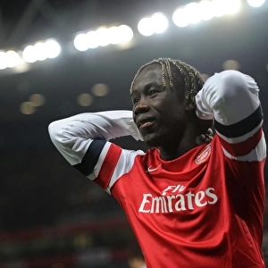 Arsenal vs Marseille: Bacary Sagna in Action, UEFA Champions League, 2013