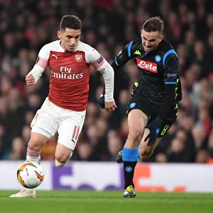 Arsenal vs. Napoli: Lucas Torreira Breaks Past Fabian Ruiz in Europa League Quarterfinal Clash