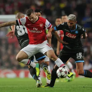 Arsenal vs Napoli: Wilshere Faces Off Against Inler and Behrami Arsenal vs Napoli: Wilshere Faces Off Against Inler and Behrami