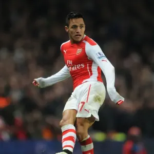 Arsenal vs Newcastle United: Alexis Sanchez in Action, Premier League 2014/15 Arsenal vs Newcastle United: Alexis Sanchez in Action, Premier League 2014/15