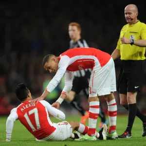 Arsenal vs Newcastle United Print