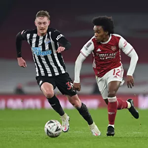 Arsenal vs Newcastle United: Willian Clashes with Longstaff in FA Cup Third Round