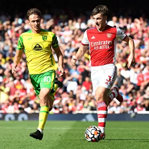 Arsenal vs Norwich City: Tierney Clashes with Dowell in Premier League Showdown
