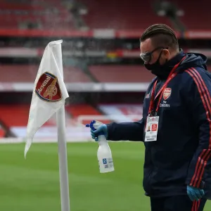 Arsenal vs Norwich: Disinfecting the Emirates Stadium Pitch - Premier League 2019-2020