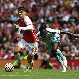 Arsenal vs. Nottingham Forest: Kai Havertz in Action - Premier League 2023-24