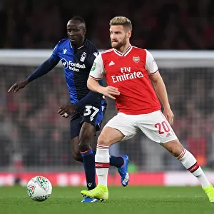 Arsenal vs. Nottingham Forest: Tense Moment in Carabao Cup Clash