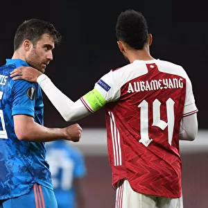 Arsenal vs Olympiacos: Aubameyang and Sokratis Face Off in Empty Emirates Stadium - UEFA Europa League 2020-21