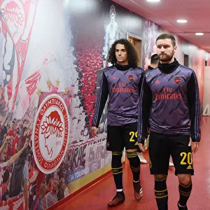 Arsenal vs. Olympiacos: Europa League Showdown - Arsenal Player in Action (2020)