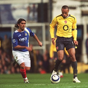 Arsenal vs. Portsmouth: A 1-1 Stalemate at Fratton Park, FA Premiership 2006
