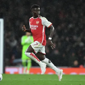 Arsenal vs PSV Eindhoven: Bukayo Saka Shines in Champions League Clash (2023-24)
