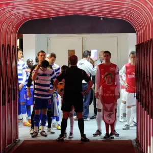Arsenal vs. QPR: Premier League Clash - Robin van Persie and Joey Barton's Showdown at Emirates Stadium (December 2011)
