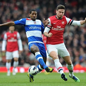 Arsenal vs. Reading: Olivier Giroud vs. Mikele Leigertwood Clash in Premier League Action