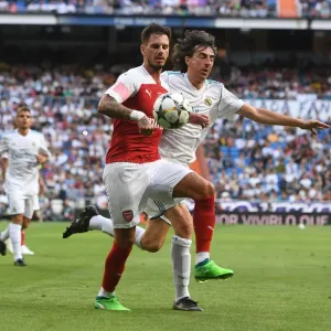 Real Madrid Legends vs Arsenal Legends Print Real Madrid Legends vs Arsenal Legends Print