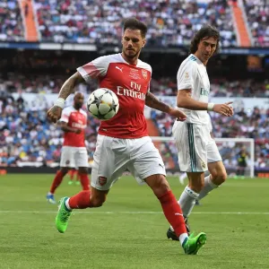 Print of Arsenal vs. Real Madrid Legends Match at Bernabeu Stadium Print of Arsenal vs. Real Madrid Legends Match at Bernabeu Stadium