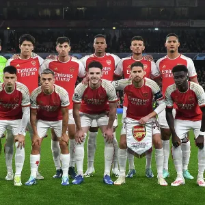 Arsenal Team Photo Print - UEFA Champions League 2023/24 Arsenal Team Photo Print - UEFA Champions League 2023/24