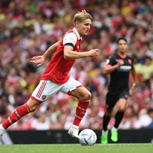 Arsenal vs Sevilla: Emirates Cup 2022 - Martin Odegaard in Action