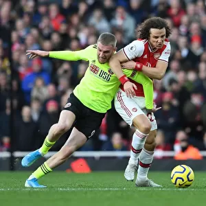 Arsenal vs Sheffield United: David Luiz Clashes with Oli McBurnie in Premier League Showdown