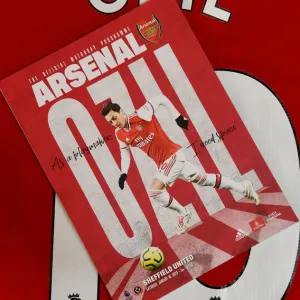 Arsenal vs Sheffield United: Mesut Ozil's Matchday Programme (2019-20)