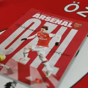 Arsenal vs Sheffield United: Mesut Ozil's Matchday Programme (2019-20)