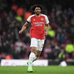 Arsenal vs Sheffield United: Mohamed Elneny's Intense Focus at Emirates Stadium (2023-24) Arsenal vs Sheffield United: Mohamed Elneny's Intense Focus at Emirates Stadium (2023-24)