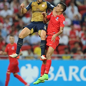 Arsenal vs Singapore XI: Mathieu Flamini Goes Head-to-Head
