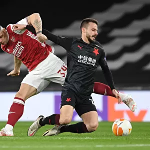 Arsenal vs Slavia Praha: Granit Xhaka Clashes in Empty Europa League Quarterfinal